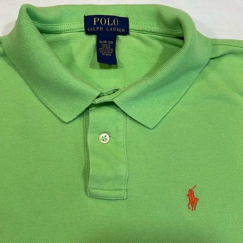 RALPH LAUREN POLO Boys Green XL